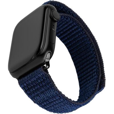 FIXED Nylon Sporty Strap na Apple Watch 42/44/45 mm tmavomodrý FIXED Nylon Sporty Strap na Apple Watch 42/44/45 mm tmavomodrý