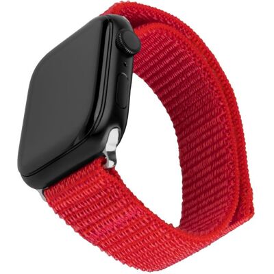 FIXED Nylon Sporty Strap na Apple Watch 38/40/41 mm červený FIXED Nylon Sporty Strap na Apple Watch 38/40/41 mm červený