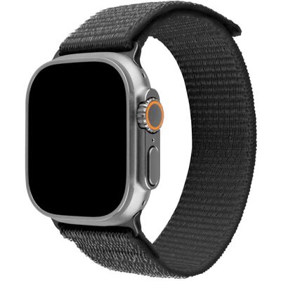 FIXED Nylon Sporty Strap na Apple Watch Ultra 49 mm tmavosivý FIXED Nylon Sporty Strap na Apple Watch Ultra 49 mm tmavosivý