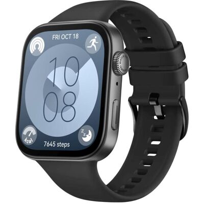 FIXED Silicone Strap na Huawei Watch FIT 3/4/5 čierny FIXED Silicone Strap na Huawei Watch FIT 3/4/5 čierny