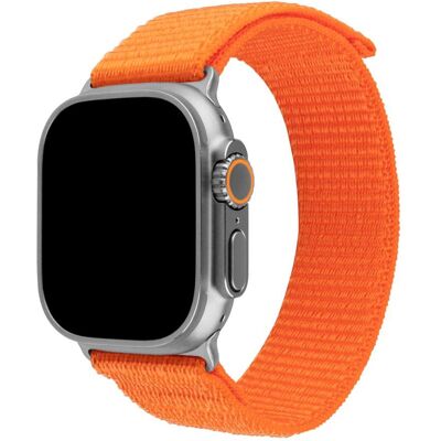 FIXED Nylon Sporty Strap na Apple Watch Ultra 49 mm oranžový FIXED Nylon Sporty Strap na Apple Watch Ultra 49 mm oranžový