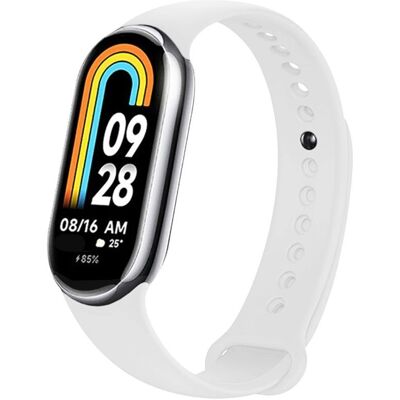 FIXED Silicone Strap na Xiaomi Smart Band 10/9/8 biely FIXED Silicone Strap na Xiaomi Smart Band 10/9/8 biely