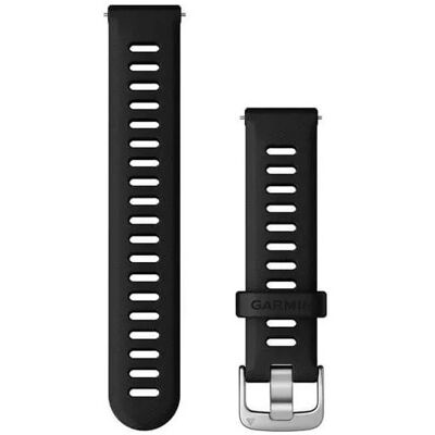 Garmin Quick Release (18 mm) silikónový, Black – Silver Garmin Quick Release (18 mm) silikónový, Black – Silver