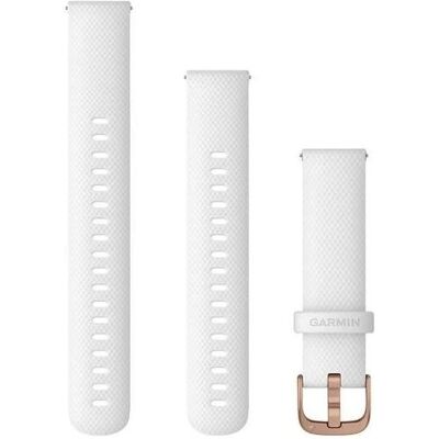 Garmin Quick Release (18 mm) silikónový, White – Rose Gold Garmin Quick Release (18 mm) silikónový, White – Rose Gold