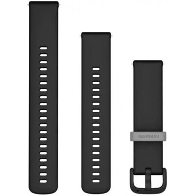 Garmin Quick Release (20 mm) silikónový, Black – Slate Garmin Quick Release (20 mm) silikónový, Black – Slate