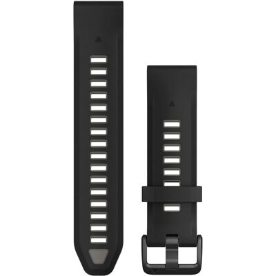 Garmin silikónový QuickFit 20 – Black/Pebble Gray Garmin silikónový QuickFit 20 – Black/Pebble Gray