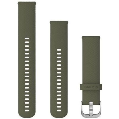 Garmin Quick Release (20 mm) silikónový, Moss – Silver Garmin Quick Release (20 mm) silikónový, Moss – Silver