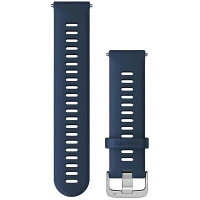 Garmin Quick Release (22 mm) silikónový, Tidal Blue – Silver Garmin Quick Release (22 mm) silikónový, Tidal Blue – Silver
