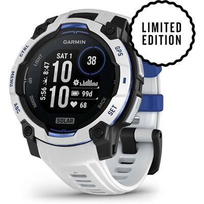 Garmin Instinct 3 45 mm Solar Whitestone/Bolt Blue band Garmin Instinct 3 45 mm Solar Whitestone/Bolt Blue band