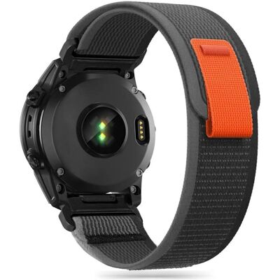 Tech-Protect Nylon na Garmin Fenix 3/5×/6×/6× Pro/7×, black/orange Tech-Protect Nylon na Garmin Fenix 3/5×/6×/6× Pro/7×, black/orange