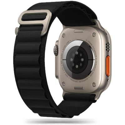 Tech-Protect Nylon na Apple Watch 44/45/49 mm, black Tech-Protect Nylon na Apple Watch 44/45/49 mm, black