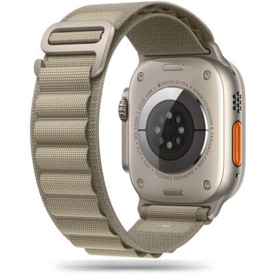 Tech-Protect Nylon na Apple Watch 42/44/45/49 mm titanium/olive Tech-Protect Nylon na Apple Watch 42/44/45/49 mm titanium/olive