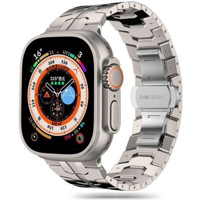 Tech-Protect Stainless Line na Apple Watch 42/44/45/49 mm, titanium Tech-Protect Stainless Line na Apple Watch 42/44/45/49 mm, titanium