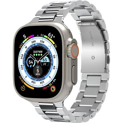 Spigen Modern Fit 316L Band Silver Apple Watch 49 mm/45 mm/44 mm/42 mm Spigen Modern Fit 316L Band Silver Apple Watch 49 mm/45 mm/44 mm/42 mm