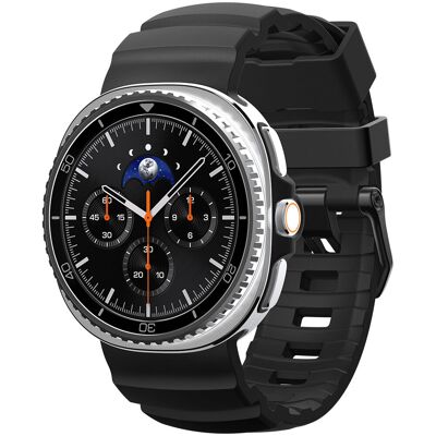 Spigen Silicone Band Samsung Galaxy Watch 8 46 mm/44 mm/40 mm Black Spigen Silicone Band Samsung Galaxy Watch 8 46 mm/44 mm/40 mm Black