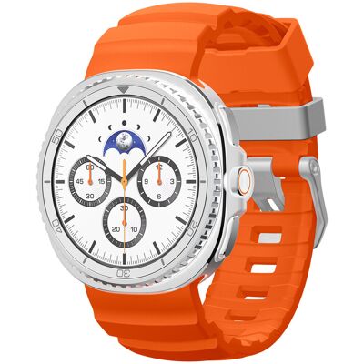 Spigen Silicone Band Samsung Galaxy Watch 8 46 mm/44 mm/40 mm Orange Spigen Silicone Band Samsung Galaxy Watch 8 46 mm/44 mm/40 mm Orange