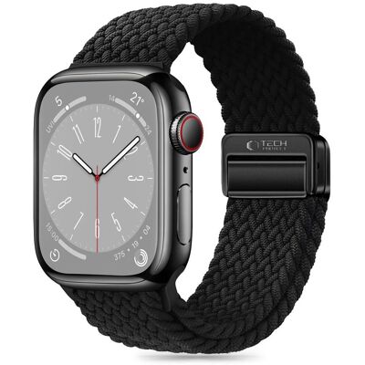 Tech-Protect Nylon Mag na Apple Watch 44/45/49 mm, čierny Tech-Protect Nylon Mag na Apple Watch 44/45/49 mm, čierny