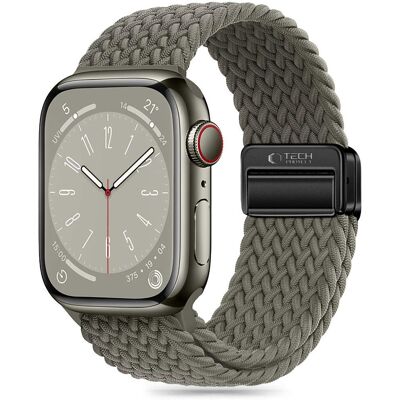 Tech-Protect Nylon Mag na Apple Watch 44/45/49 mm, olivovo sivý Tech-Protect Nylon Mag na Apple Watch 44/45/49 mm, olivovo sivý