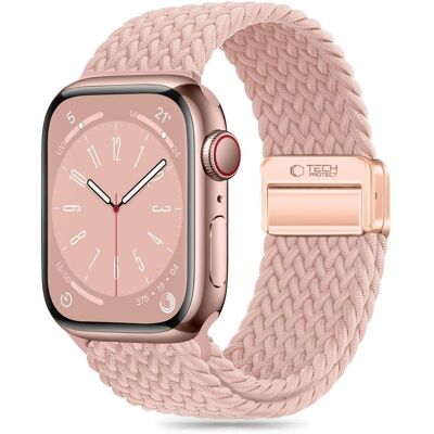 Tech-Protect Nylon Mag na Apple Watch 44/45/49 mm, dusty rose Tech-Protect Nylon Mag na Apple Watch 44/45/49 mm, dusty rose