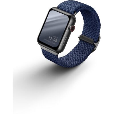 UNIQ Aspen Braided remienok pre Apple Watch 44/42 mm modrý UNIQ Aspen Braided remienok pre Apple Watch 44/42 mm modrý