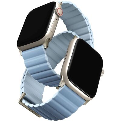 Uniq Revix Premium Edition Reversible Magnetic remienok na Apple Watch 41/40/38 mm arkticky modrý/svetlomodrý Uniq Revix Premium Edition Reversible Magnetic remienok na Apple Watch 41/40/38 mm arkticky modrý/svetlomodrý