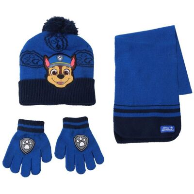 Cerda Paw Patrol: Chase – čiapka, rukavice, šál Cerda Paw Patrol: Chase – čiapka, rukavice, šál