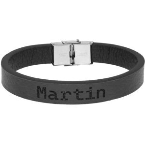 Ewena Kožený náramok čierny s menom Martin Ewena Kožený náramok čierny s menom Martin