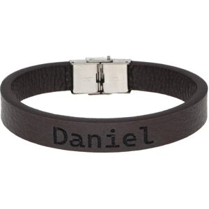 Ewena Kožený náramok hnedý s menom Daniel Ewena Kožený náramok hnedý s menom Daniel