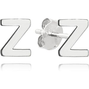 MINET Strieborné náušnice písmeno „Z“ (Ag 925/1000, 0,85 g) MINET Strieborné náušnice písmeno „Z“ (Ag 925/1000, 0,85 g)