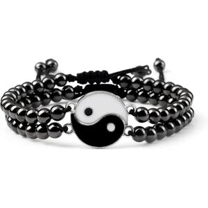 Wrap Q1 Korálkový náramok Yin Yang – 10-2 Wrap Q1 Korálkový náramok Yin Yang – 10-2
