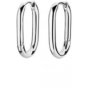 Rosefield Large Oval Hoops Silver 25,5 × 17,5 mm, JEOLS-J568 Rosefield Large Oval Hoops Silver 25,5 × 17,5 mm, JEOLS-J568