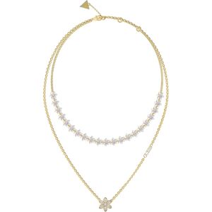 GUESS Náhrdelník White Lotus JUBN04130JWYGWHT/U GUESS Náhrdelník White Lotus JUBN04130JWYGWHT/U