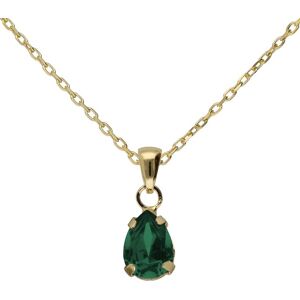 VICTORIA CRUZ VICTORIACRUZ Short Birthstone Emerald (Ag 925/1000, 2,2 g) VICTORIA CRUZ VICTORIACRUZ Short Birthstone Emerald (Ag 925/1000, 2,2 g)