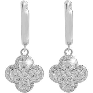 JSB Bijoux Štvorlístky z Kubických zirkónov Crystal 92400591cr (Ag 925/1000, 3,1 g) JSB Bijoux Štvorlístky z Kubických zirkónov Crystal 92400591cr (Ag 925/1000, 3,1 g)