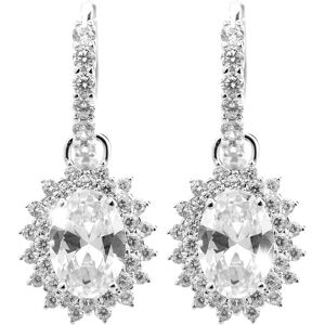 JSB Bijoux Veľké zdobené ovály z Kubických zirkónov Crystal 92400592cr (Ag 925/1000, 5,64 g) JSB Bijoux Veľké zdobené ovály z Kubických zirkónov Crystal 92400592cr (Ag 925/1000, 5,64 g)