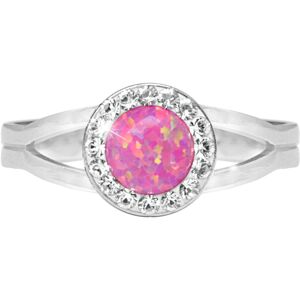 JSB Bijoux Opál s krištáľovými kameňmi Swarovski Light Fuchsia 92700040l-fu (Ag 925/1000, 2,08 g) JSB Bijoux Opál s krištáľovými kameňmi Swarovski Light Fuchsia 92700040l-fu (Ag 925/1000, 2,08 g)