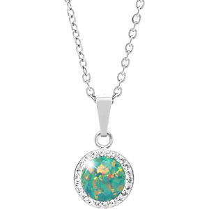 JSB Bijoux Opál s krištáľovými kameňmi Swarovski Mix Green 92300025mixgr (Ag 925/1000, 2,1 g) JSB Bijoux Opál s krištáľovými kameňmi Swarovski Mix Green 92300025mixgr (Ag 925/1000, 2,1 g)