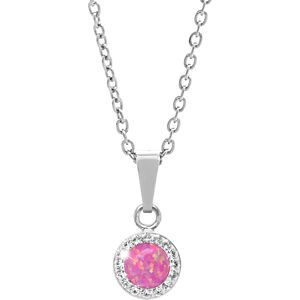 JSB Bijoux Opál s krištáľovými kameňmi Swarovski Light Fuchsia 92300040l-fu (Ag 925/1000, 1,86 g) JSB Bijoux Opál s krištáľovými kameňmi Swarovski Light Fuchsia 92300040l-fu (Ag 925/1000, 1,86 g)