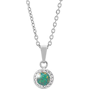 JSB Bijoux Opál s krištáľovými kameňmi Swarovski Mix Green 92300040mixgr (Ag 925/1000, 1,86 g) JSB Bijoux Opál s krištáľovými kameňmi Swarovski Mix Green 92300040mixgr (Ag 925/1000, 1,86 g)