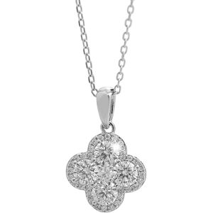 JSB Bijoux Štvorlístok z Kubických zirkónov Crystal 92300591cr (Ag 925/1000, 2,01 g) JSB Bijoux Štvorlístok z Kubických zirkónov Crystal 92300591cr (Ag 925/1000, 2,01 g)