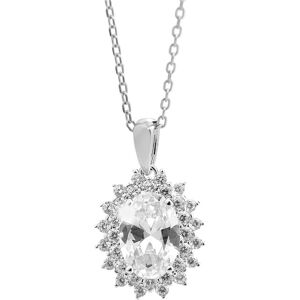 JSB Bijoux Veľký zdobený ovál z Kubických zirkónov Crystal 92300592cr (Ag 925/1000, 2,88 g) JSB Bijoux Veľký zdobený ovál z Kubických zirkónov Crystal 92300592cr (Ag 925/1000, 2,88 g)