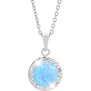 JSB Bijoux Opál s krištáľovými kameňmi Swarovski Blue 92300025bl (Ag 925/1000, 2,1 g) JSB Bijoux Opál s krištáľovými kameňmi Swarovski Blue 92300025bl (Ag 925/1000, 2,1 g)