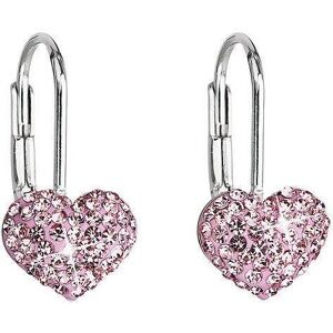 EVOLUTION GROUP Rose náušnice dekorované kryštály Swarovski 31125.3 (925/1000, 1,4 g) EVOLUTION GROUP Rose náušnice dekorované kryštály Swarovski 31125.3 (925/1000, 1,4 g)
