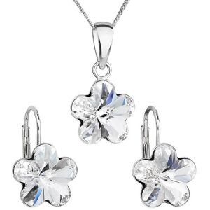 EVOLUTION GROUP Krištáľová súprava zdobená krištáľmi Swarovski 39143.1 (925/1000; 2,5 g) EVOLUTION GROUP Krištáľová súprava zdobená krištáľmi Swarovski 39143.1 (925/1000; 2,5 g)