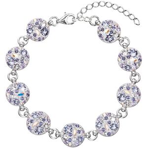 EVOLUTION GROUP Violet náramok ozdobený kryštálmi Swarovski 33048.3 EVOLUTION GROUP Violet náramok ozdobený kryštálmi Swarovski 33048.3