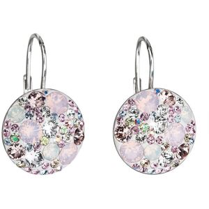 EVOLUTION GROUP 31176.3 visiace okrúhle magic rose dekorované kryštálmi Swarovski (925/1000, 2 g, ružové EVOLUTION GROUP 31176.3 visiace okrúhle magic rose dekorované kryštálmi Swarovski (925/1000, 2 g, ružové