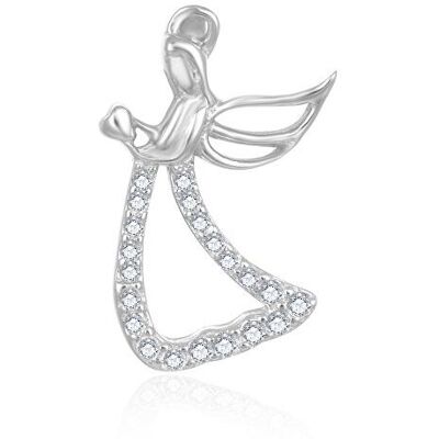 Beneto Strieborný prívesok so zirkónmi Anjelik AGH677 (Ag925/1000; 1,18 g) Beneto Strieborný prívesok so zirkónmi Anjelik AGH677 (Ag925/1000; 1,18 g)