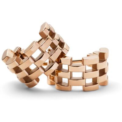 Daniel Wellington dámske náušnice oceľové 5-Link DW00400960 Daniel Wellington dámske náušnice oceľové 5-Link DW00400960