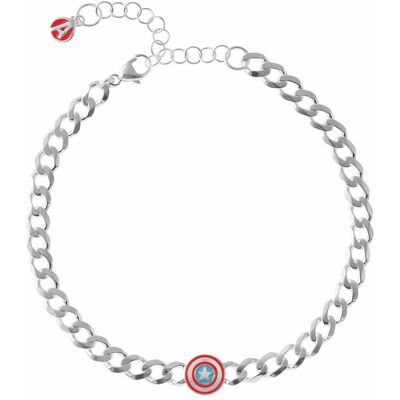Disney Unisex náramok Captain Amerika Marvel strieborný BS00080RL-7.CS (Ag 925/1000, 4,88 g) Disney Unisex náramok Captain Amerika Marvel strieborný BS00080RL-7.CS (Ag 925/1000, 4,88 g)