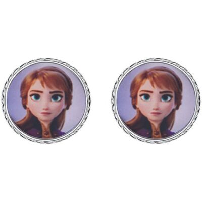 Disney Frozen Anna strieborné ES00024SL.CS – detské náušnice Disney Frozen Anna strieborné ES00024SL.CS – detské náušnice